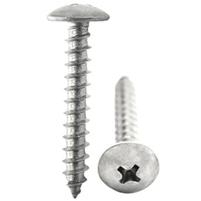 Shopcorp 18-8 Stainless Steel Phillips Drive, Truss Head Sheet Metal Screw (#10, 1 1/4 Inches)
