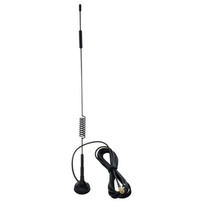 Shopcorp GSM Omni Directional Spring Antenna, SMA Male, 3 ft - 3G 4G LTE Bands, 12 dBi Gain, 698-960/1710-2700 MHz