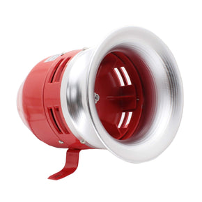 Shopcorp 110V Industrial Motor Alarm Bell Horn Sound Buzzer Siren, Decibel Security (112 Decibels)