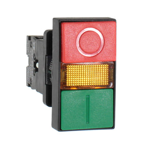 Shopcorp Double Push Button (On/Off Switch) for Industrial Equipment and Mount Panels