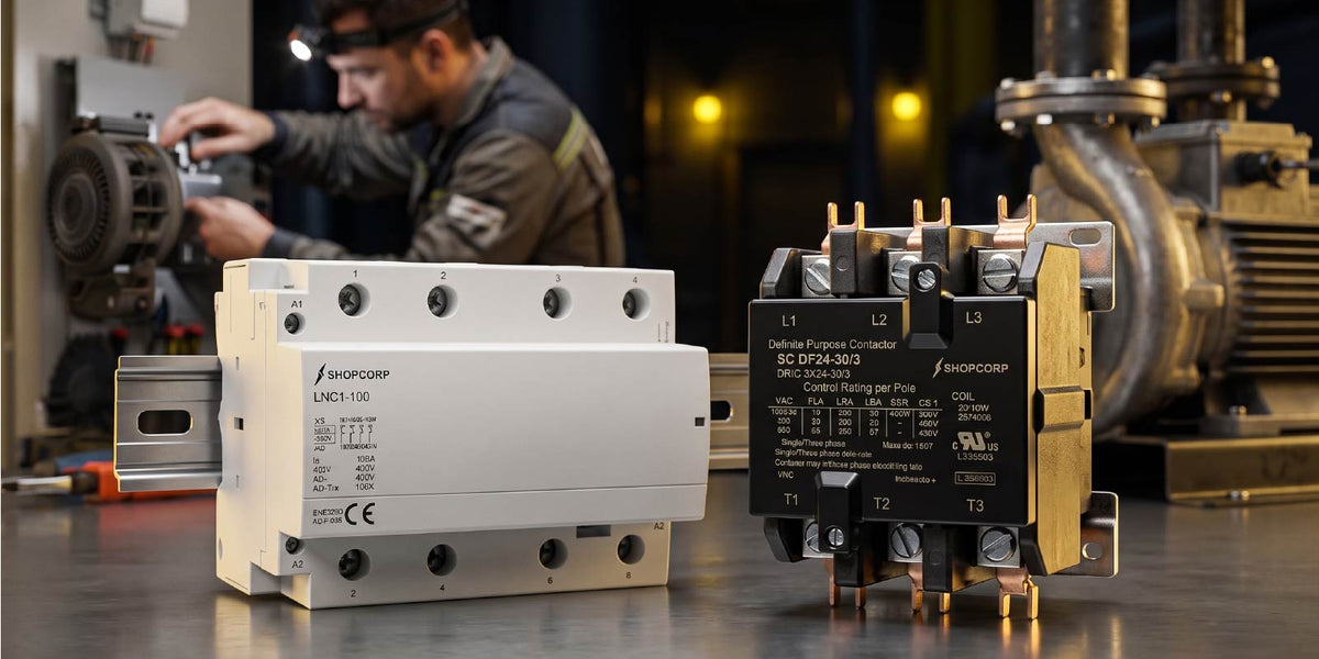 Motor Load vs Lighting Load: Why the Load Type Changes the Contactor ...