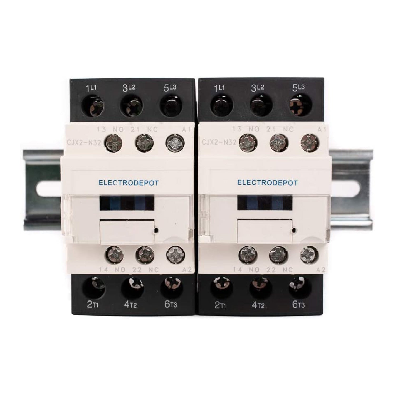 Contactor 0611 Contactor, 6 Pole Normally Open with Auxiliary Contacts, 110/120V, 30A ...