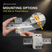 Shopcorp 2 Pole 63A NO Contactor, 230V AC/DC Coil for HVAC & Lighting, DIN Rail, UL Recognized