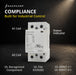Shopcorp 2 Pole 63A NO Contactor, 24V AC/DC Coil, 250V, DIN Rail | UL Recognized for Lighting & HVAC