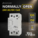 Shopcorp 2 Pole 63A NO Contactor, 24V AC/DC Coil, 250V, DIN Rail | UL Recognized for Lighting & HVAC