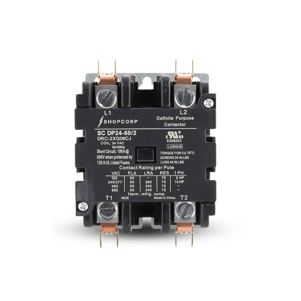 2 Pole Contactors | UL Listed Contactors for HVAC, Lighting & Motor ...