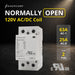 Shopcorp 2 Pole 63A NO Contactor, 120V AC/DC Coil for HVAC & Lighting, DIN Rail | UL Recognized