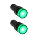 Shopcorp 20mA Energy Saving, Industrial LED Indicator Lights - 10 Green Bulbs