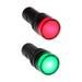 Shopcorp 20mA Energy Saving, Industrial LED Indicator Lights - 5 Green and 5 Red Bulbs