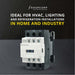3 Pole 110/120VAC Coil Contactor - 50/60HZ for Motor Load, HVAC and Lighting