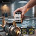 Shopcorp 30A 3 Pole Contactor - NO IEC 660V, Auxiliary 1NO/1NC - 220/240VAC Coil for HVAC, AC, Motor Load and Lighting - Includes DIN Rail
