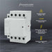 Shopcorp 40A 4 Pole NO IEC 400V Contactor - 110/120VAC Coil for HVAC, AC, Motor, and Lighting