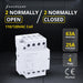 Shopcorp 63 Amp 4 Pole 2NO / 2NC 400V Contactor, 110/120VAC Coil for HVAC, Air Conditioner, Motor Load & Lighting System
