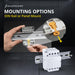 Shopcorp 63 Amp 4 Pole 2NO / 2NC 400V Contactor, 110/120VAC Coil for HVAC, Air Conditioner, Motor Load & Lighting System