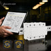 Shopcorp 100 Amp 4 Pole Normally Closed IEC 500V Contactor with DIN Rail and 2 Screws for HVAC, AC, Motor Load and Lighting - Technical Lifestyle