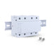 Shopcorp 100 Amp 4 Pole Normally Open IEC 500V Contactor with DIN Rail and 2 Screws for HVAC, AC, Motor Load and Lighting - MAIN