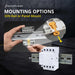 Shopcorp 40A 4 Pole Normally Closed Contactor IEC 400V - 110/120VAC Coil w/ DIN Rail for HVAC, AC, Motor Load & Lighting