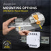 Shopcorp 40A 4 Pole Normally Closed Contactor IEC 400V - 110/120VAC Coil w/ DIN Rail for HVAC, AC, Motor Load & Lighting