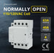 Shopcorp 63A 4 Pole NO IEC 400V Contactor - 110/120VAC Coil for HVAC, AC, Motor Load, and Lighting - NO