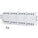 Shopcorp 63A 16 Pole (4x4) NO Contactor - IEC 400V 110/120VAC Coil - with DIN Rail & Screws for HVAC, Motor and Lighting