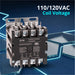 5y6 40A 4 Pole 600V Definite Purpose, NO Contactor - 110/120VAC Coil for HVAC and Lighting - UL Certified