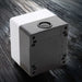 Shopcorp Push Button Switch Control Station Box - 22mm Single Push Button Hole, Dustproof and Waterproof, 1NO/1NC