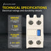 Shopcorp Auxiliary Contact LA1-D11 for AC Contactor 1 NO 1 NC Auxiliary Contact Block, Front Mount Design Contactor