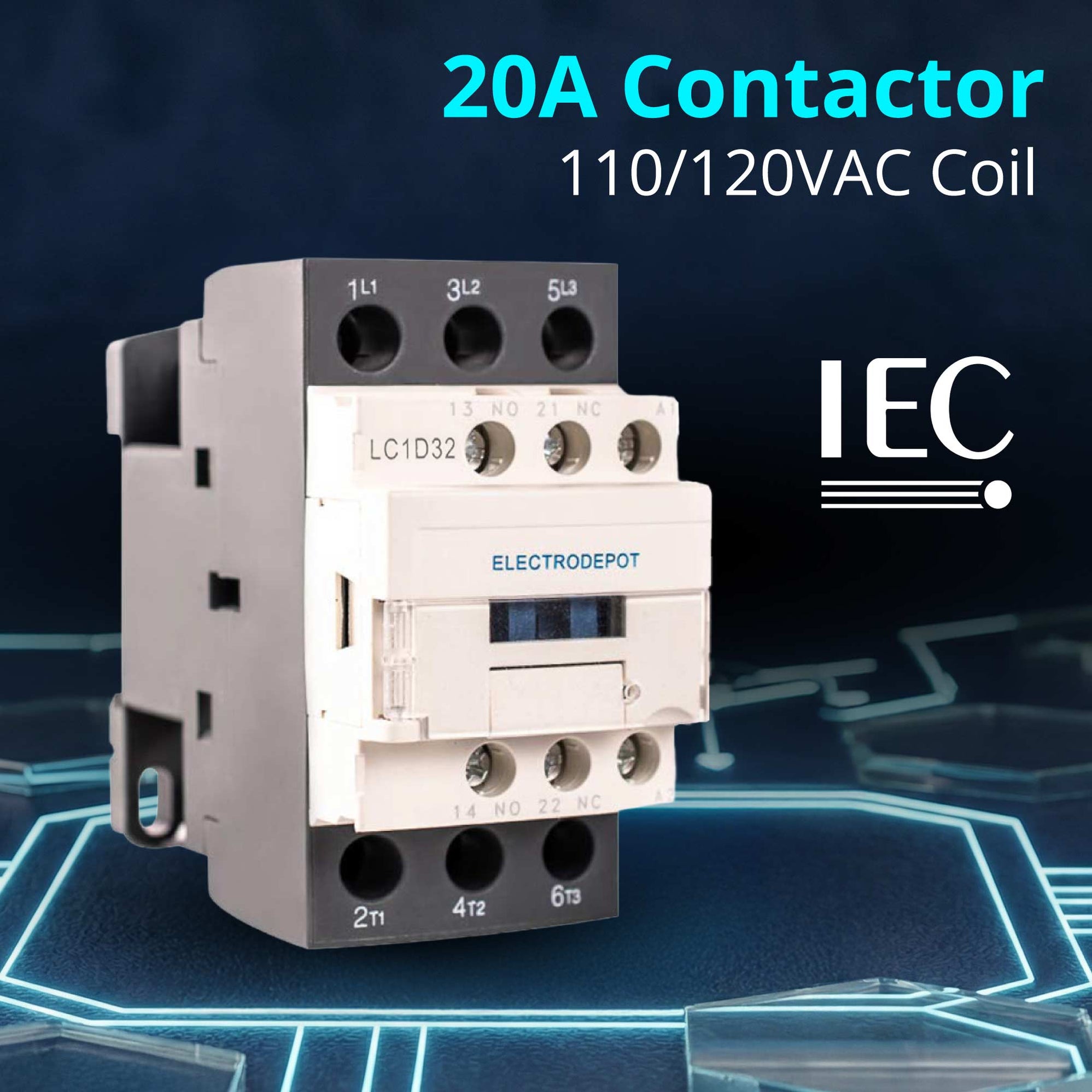 Contactor For Ac HVAC Contactors | Reliable AC & Heat Pump Contactors | Contactor Depot ...