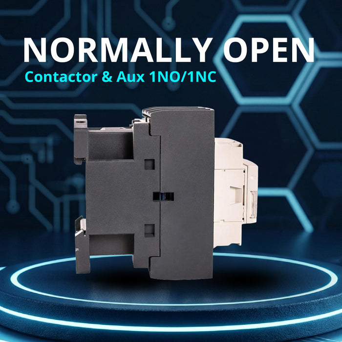 Electrodepot 20 Amp 3 Pole IEC 110 / 120VAC Normally Open (NO) Contactor