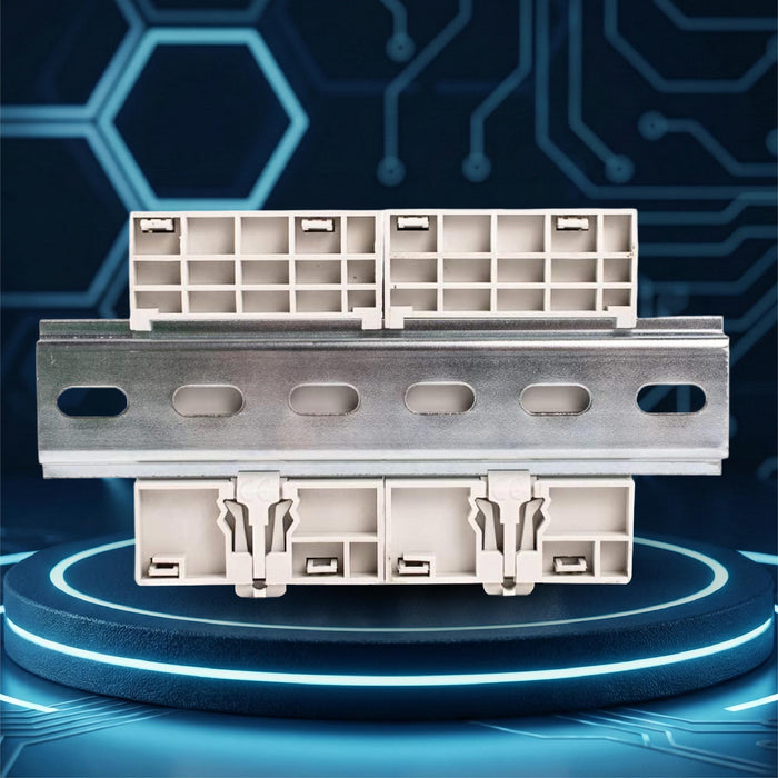 Electrodepot 40A 8 Pole (4 Pole x 2) NO Contactor - 110/120VAC Coil, with DIN Rail for HVAC, AC, Motor Load and Lighting Systems