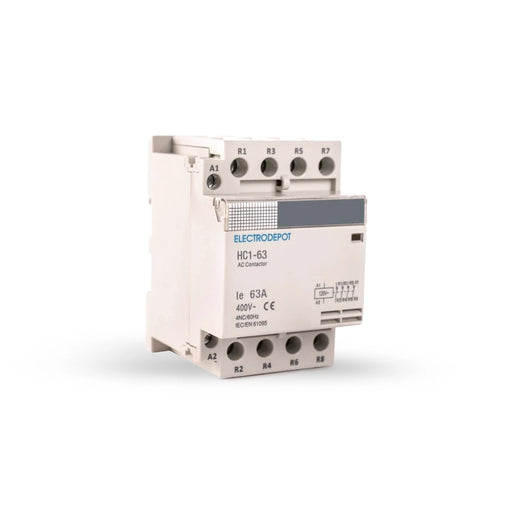 Electrodepot 4 Pole 40A Normally Open IEC 500V Contactor