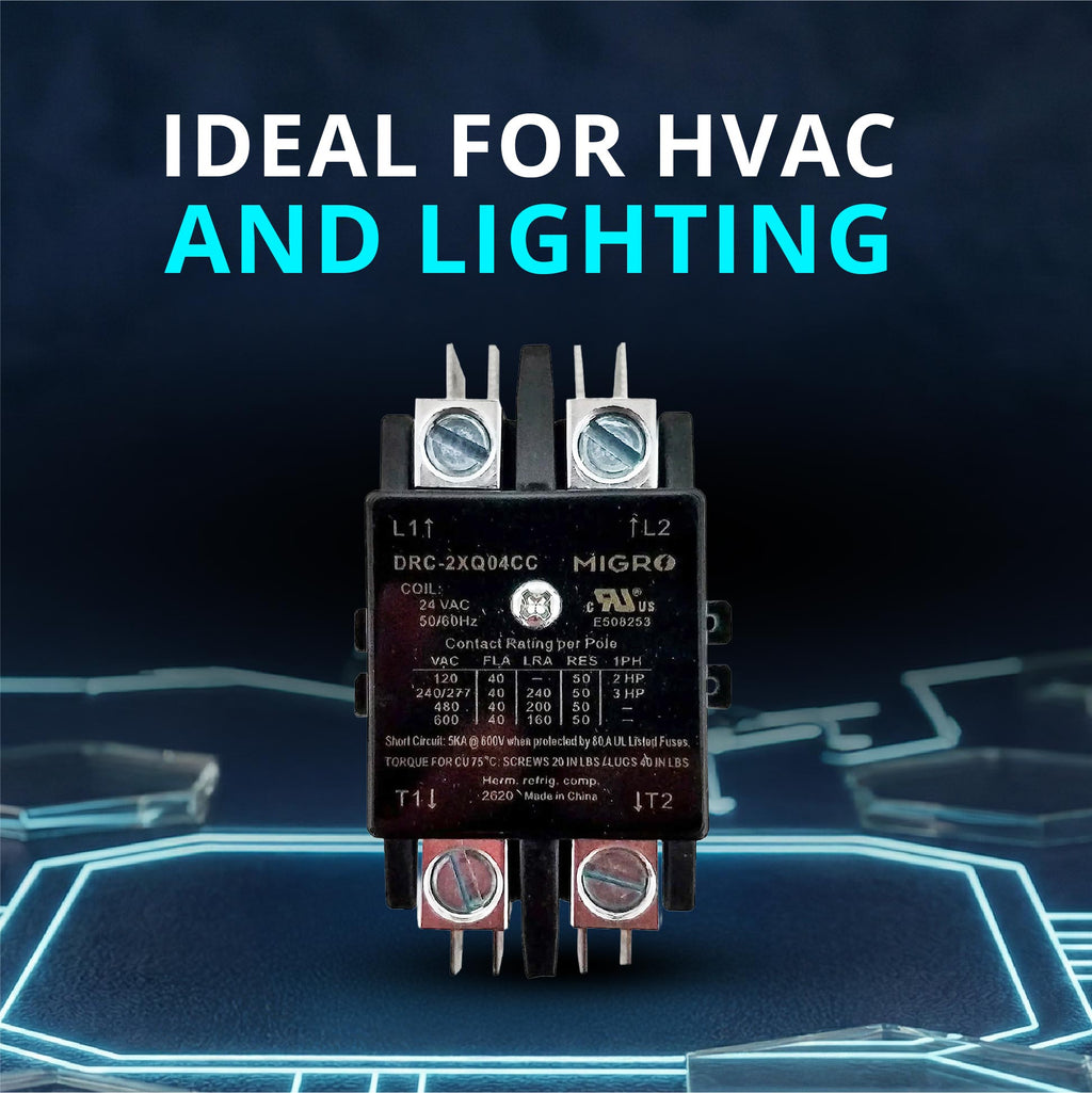 24VAC Contactors | AC Contactors for HVAC, Lighting & Motor Control ...