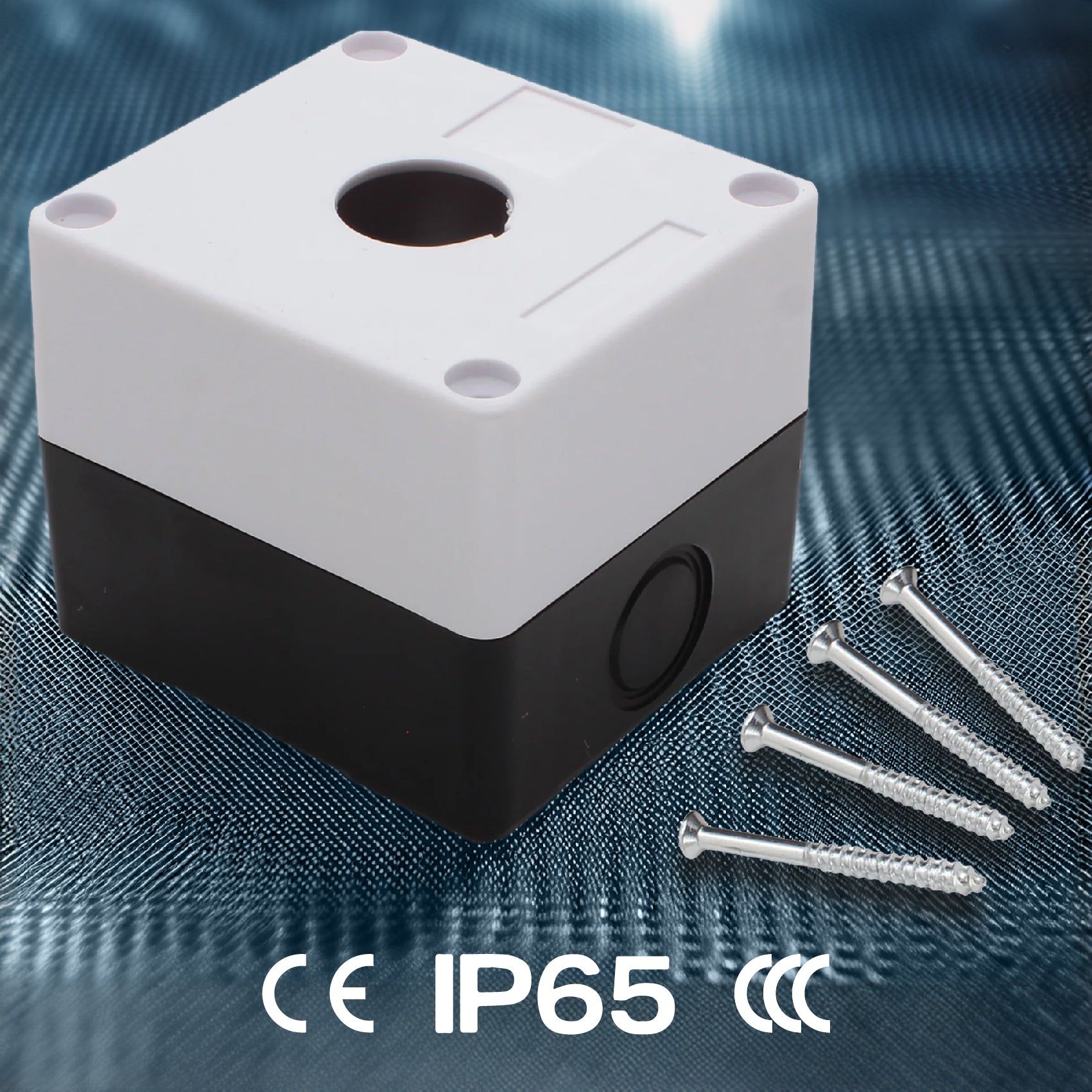 Shopcorp Single Push Button Switch Control Station Box, 22mm Dustproof ...