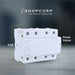 Shopcorp 100 Amp 4 Pole Normally Closed IEC 500V Contactor with DIN Rail and 2 Screws for HVAC, AC, Motor Load and Lighting