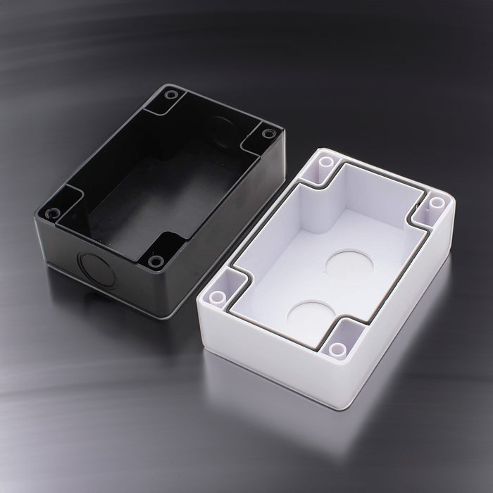 Spring Return Switch Box Mushroom Head Spring Return Push Button, 1 Green and 1 Red w/ Control ...
