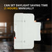 Shopcorp HD Display Memory Function Timer - ATHC 15A, 110V, DIN Rail Mounting