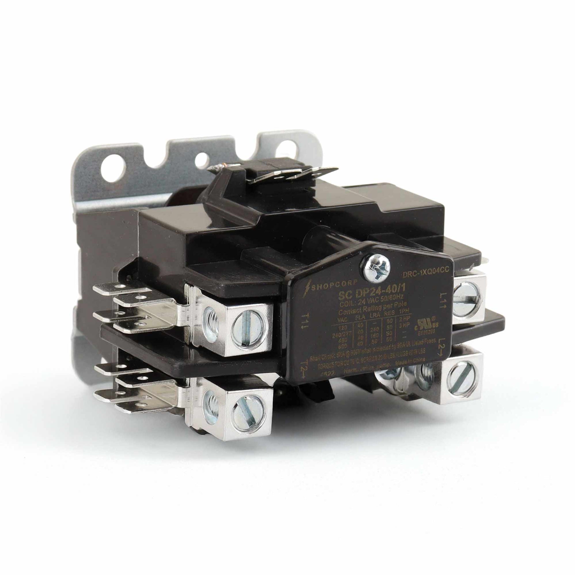 Contactor Normal Open Definite Purpose Magnetic Contactor, 2 Pole Normally Open, 110/120V ...