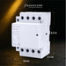 Shopcorp 40A 4 Pole Normally Closed Contactor IEC 400V - 110/120VAC Coil w/ DIN Rail for HVAC, AC, Motor Load & Lighting