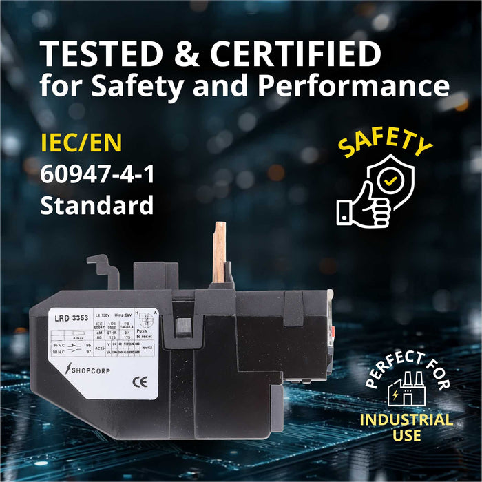 Thermal Overload Relay LR2-D33 (23–32A) – Motor Protection Relay with 1NO/1NC, IEC Rated, DIN Rail Mount