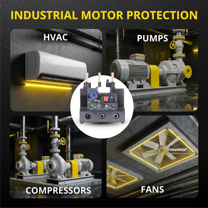 Thermal Overload Relay LR2-D33 (23–32A) – Motor Protection Relay with 1NO/1NC, IEC Rated, DIN Rail Mount