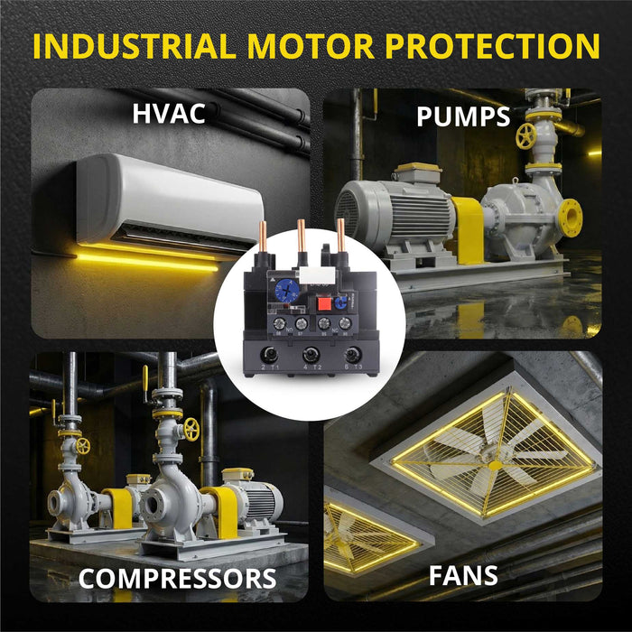 Thermal Overload Relay LR2-D13 (17–25A) – Motor Protection Relay with 1NO/1NC, IEC Rated, DIN Rail Mount