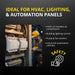 Shopcorp 63Amp AC/DC 4 Pole Normally Open UL Listed Contactor, 24V Coil, IEC 400V DIN Rail