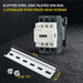 3 Pole 110/120VAC Coil Contactor - 50/60HZ for Motor Load, HVAC and Lighting + Rail