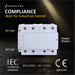 Shopcorp 100 Amp 4 Pole Normally Closed Contactor IEC 500V - 110/120VAC Coil for HVAC, AC, Motor Load & Lighting Systems