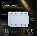 Shopcorp 100 Amp 4 Pole Normally Open IEC 500V Contactor with DIN Rail and 2 Screws for HVAC, AC, Motor Load and Lighting - Compliance
