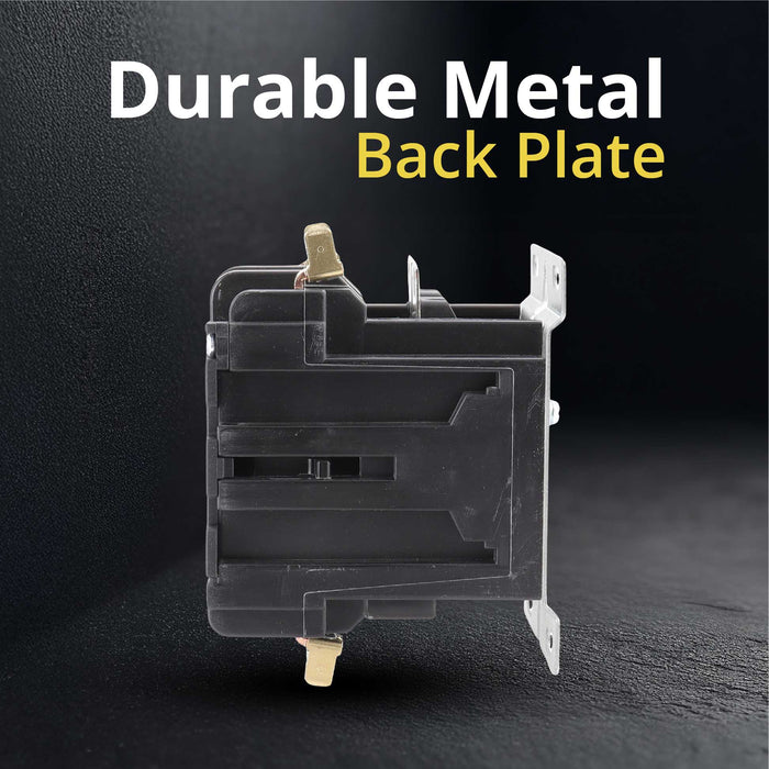 Shopcorp 60 Amp 2 Pole Definite Purpose Contactor | 75A RES, 24V Coil, UL Listed for HVAC, Refrigeration & Heat Pump Systems