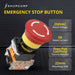 Shopcorp 22mm Control Station Box Set - Includes Momentary Push Buttons (Red and Green), Rotary Switch and Stay-Put Push Button