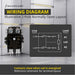 Shopcorp 40 Amp 2 Pole Definite Purpose Contactor | 50A RES, 240V Coil, UL Listed for HVAC, Lighting & Motor Load Applications