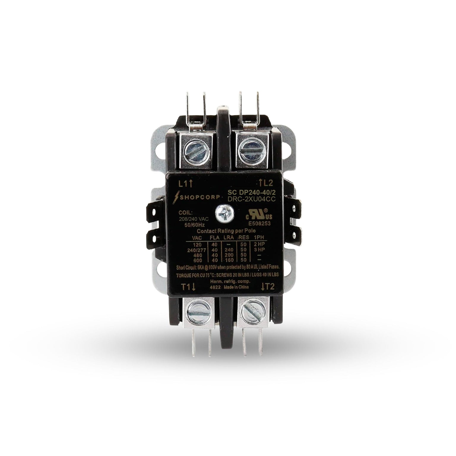 2 Pole Contactors | UL Listed Contactors for HVAC, Lighting & Motor ...