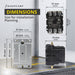 Shopcorp 40A 3 Pole 600V Definite Purpose - Normally Open Contactor - 208/240VAC Coil for HVAC & Lighting - UL Certified